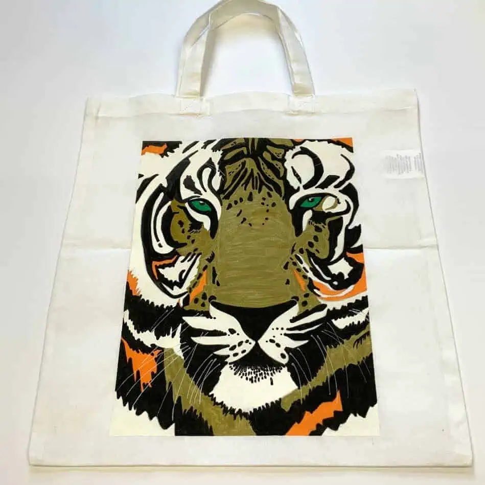 Create Your Own Tote Bag Using Paint Pens