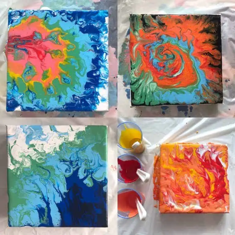 Mixing Acrylic Paint With PVA Glue as a Pouring Medium (Recipe)
